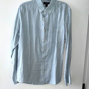 Nordstrom Trim Fit Linen Button Down Shirt